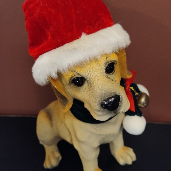 Set of 4 Golden Lab Christmas Decorations - Picture 3 of 5